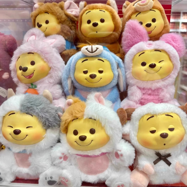 814. Winnie The Pooh Naughty Team Vinyl Plush Pendant Blind Box