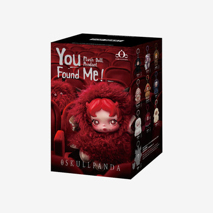 876. SKULLPANDA You Found Me! Series Plush Doll Pendant