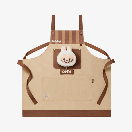 909. POP BEAN Coffee Factory Series-LABUBU Apron