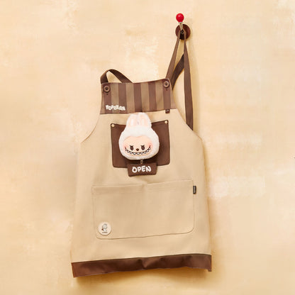 909. POP BEAN Coffee Factory Series-LABUBU Apron