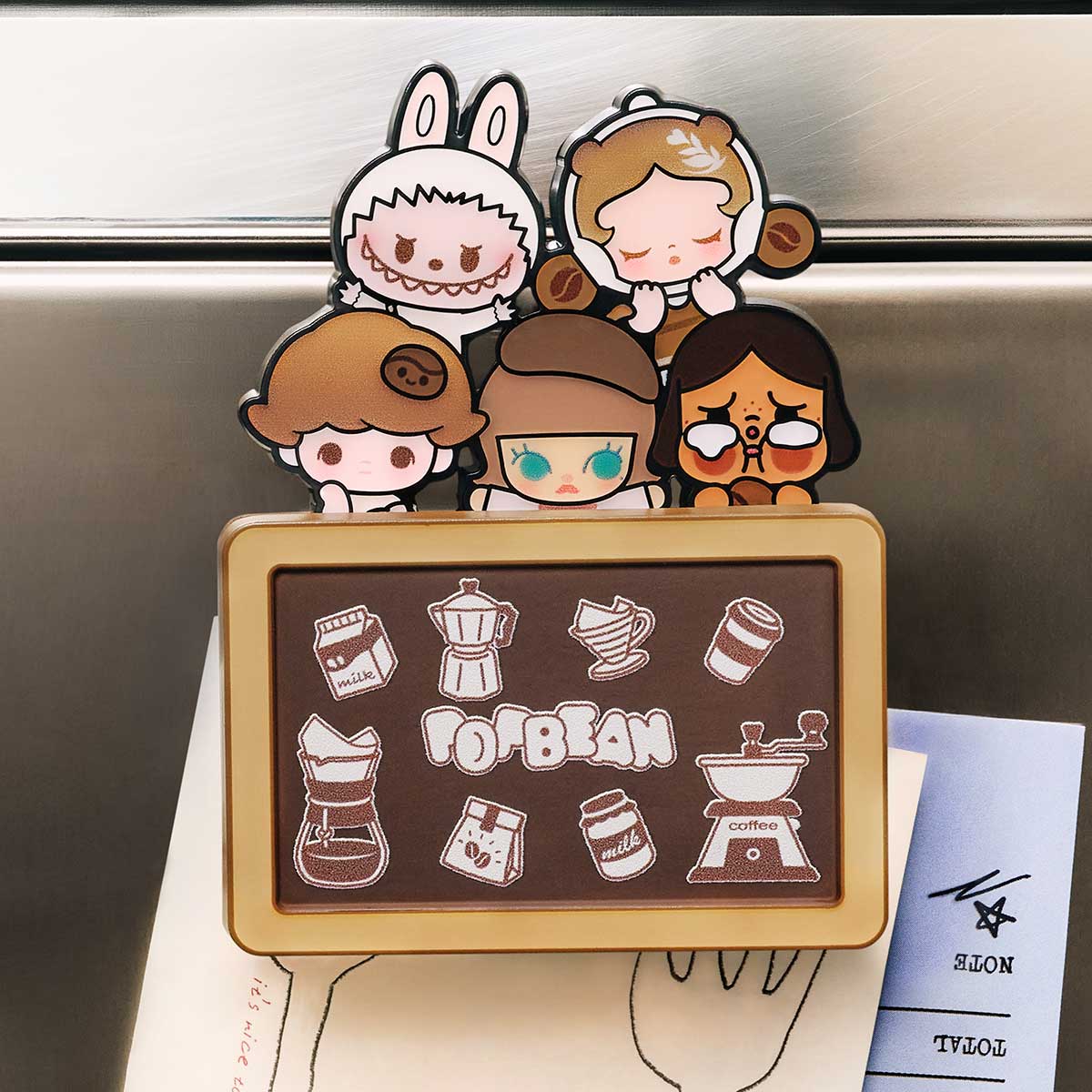 905. POP BEAN Coffee Factory Series-Fridge Magnet