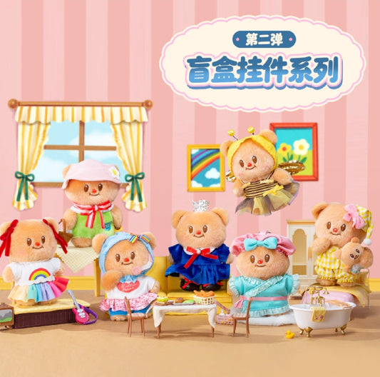 889. Butterbear Buttery World V2 Series PLush Blind Box