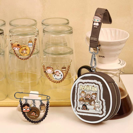 906. POP BEAN Coffee Factory Series - Preforated Hand Bag
