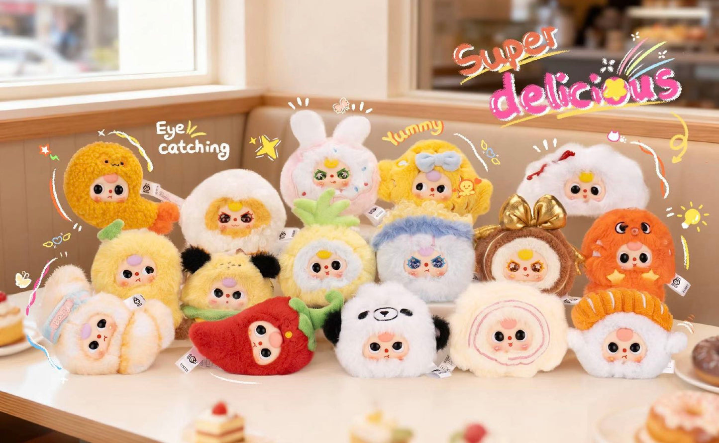 969. Baby Three Big Bite Series Plush Blind Box