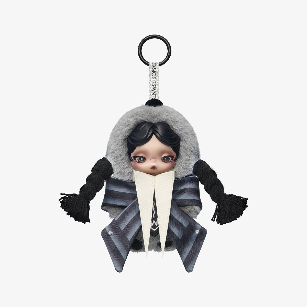 1000. SKULLPANDA × Wednesday Plush (Nevermore Academy Uniform Version)