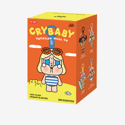 1027. CRYBABY Vacation Mode On Series-Vinyl Plush Pendant Blind Box
