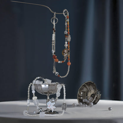 1021. SKULLPANDA The Feast Begins Series Multifunctional Pendant Set