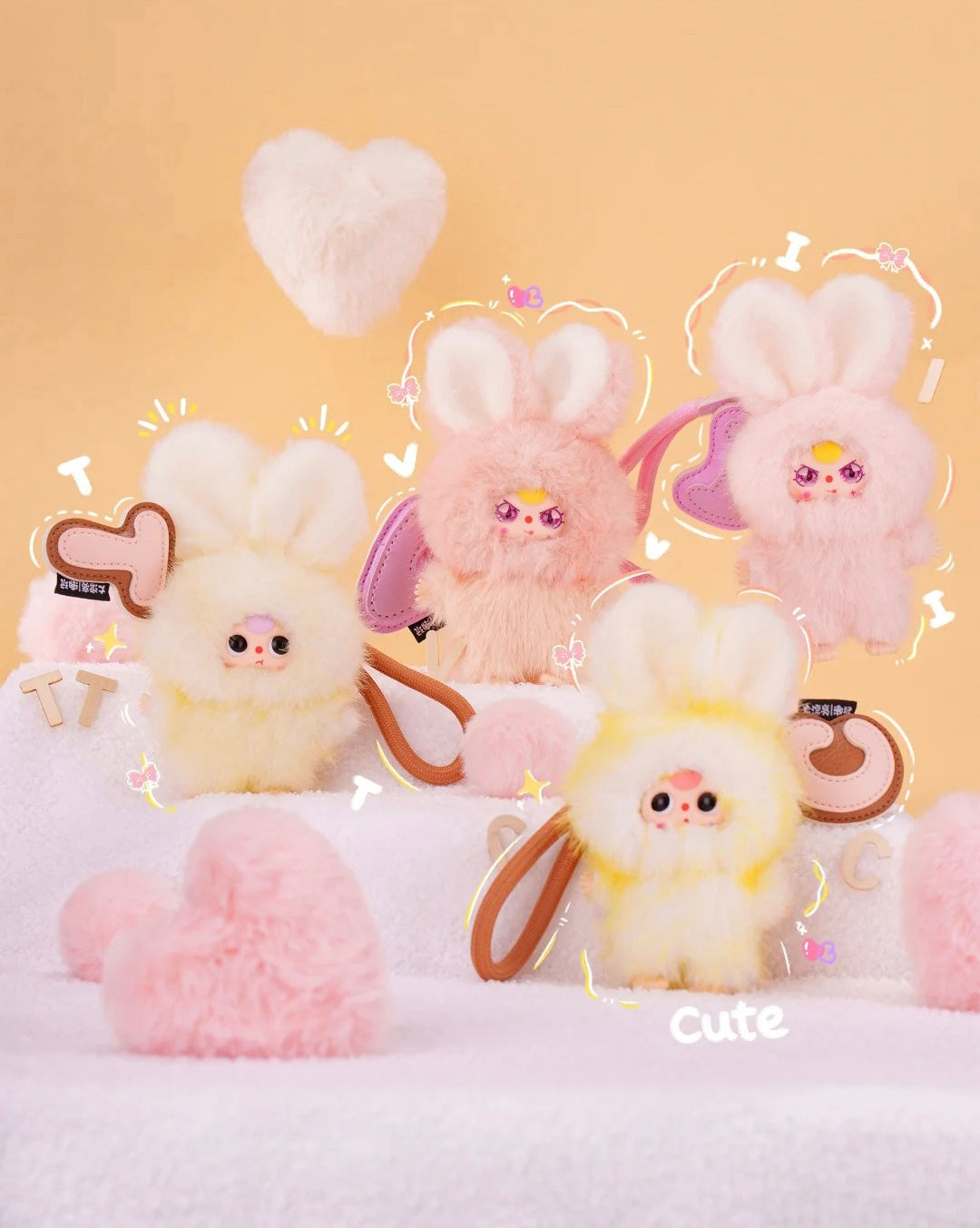 1014. Baby Three Super Mini Bunny Series Plush Blind Box