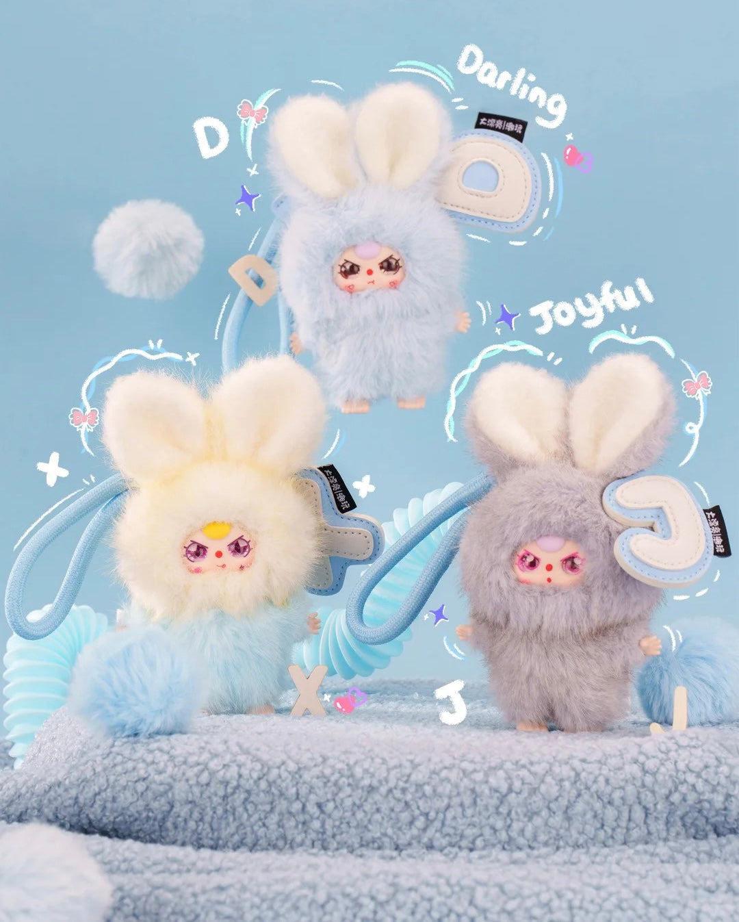 1014. Baby Three Super Mini Bunny Series Plush Blind Box