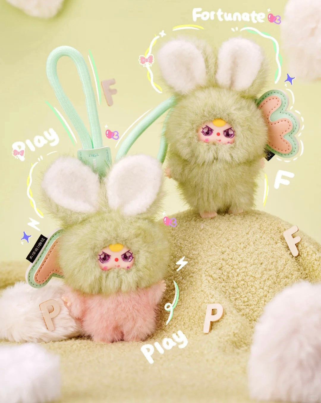 1014. Baby Three Super Mini Bunny Series Plush Blind Box