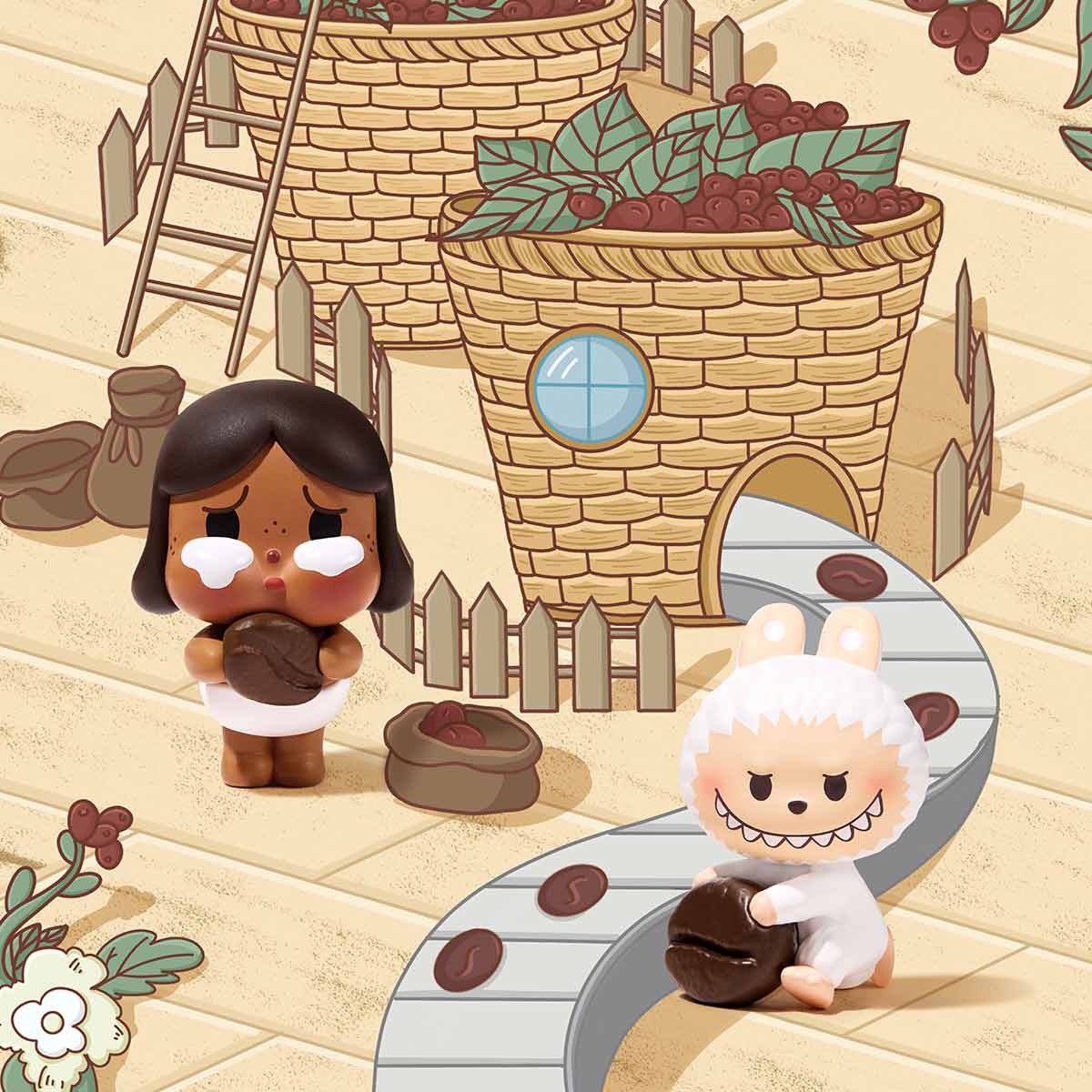 1053. POP BEAN Coffee Factory Series (1Pc Per Pack)