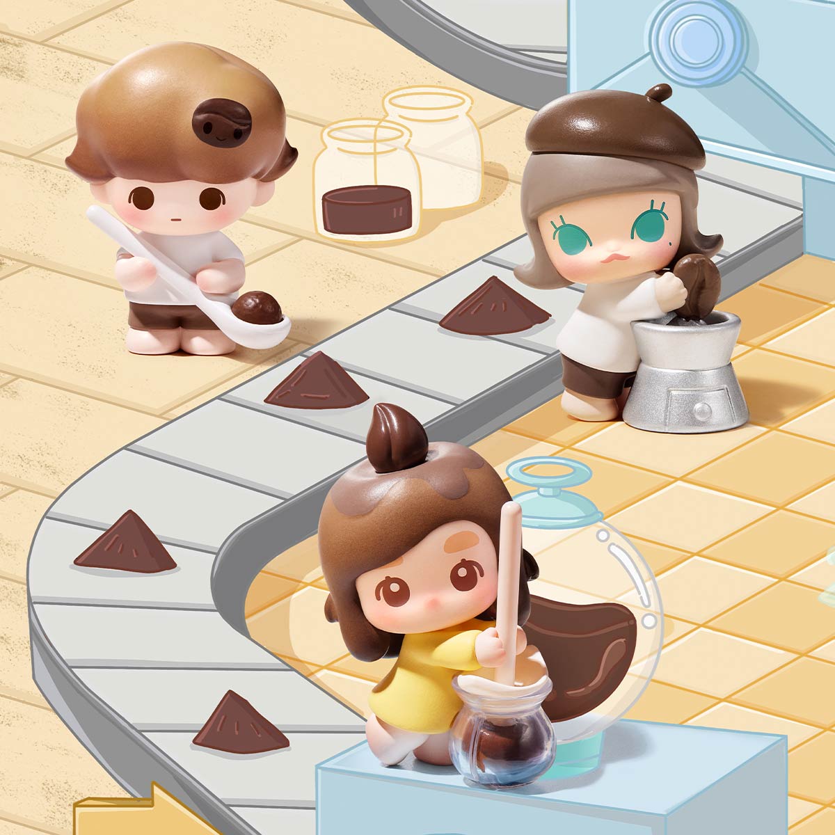 1053. POP BEAN Coffee Factory Series (1Pc Per Pack)