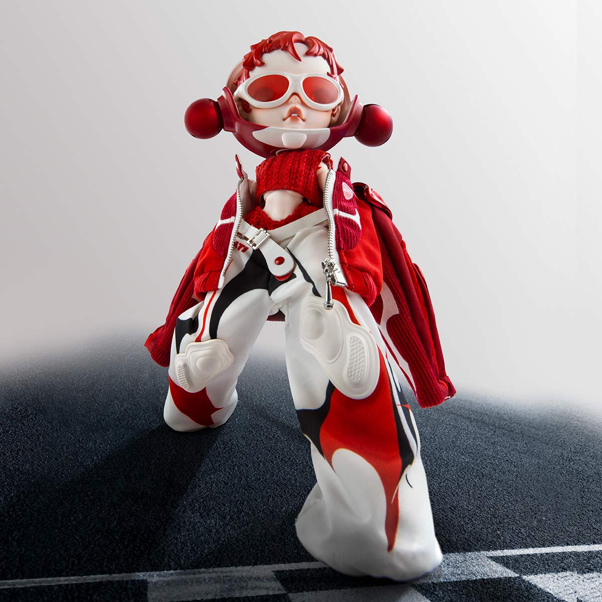1074. SKULLPANDA × DUCATI 1/6 Action Figure