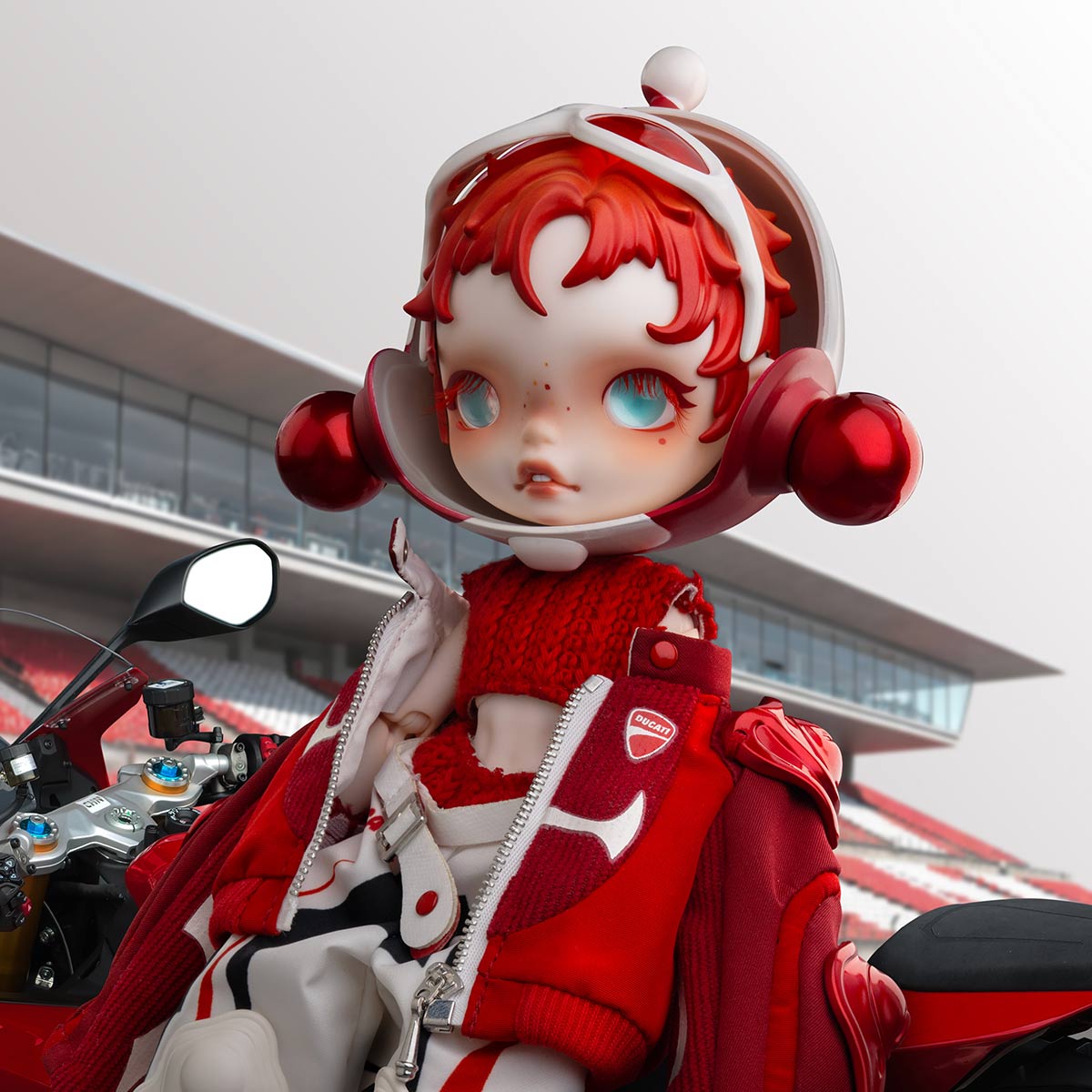 1074. SKULLPANDA × DUCATI 1/6 Action Figure