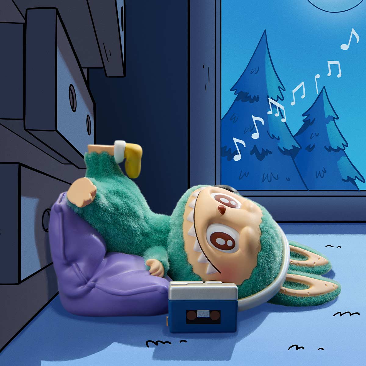 1071. THE MONSTERS 1:00 A.M. Series Figures