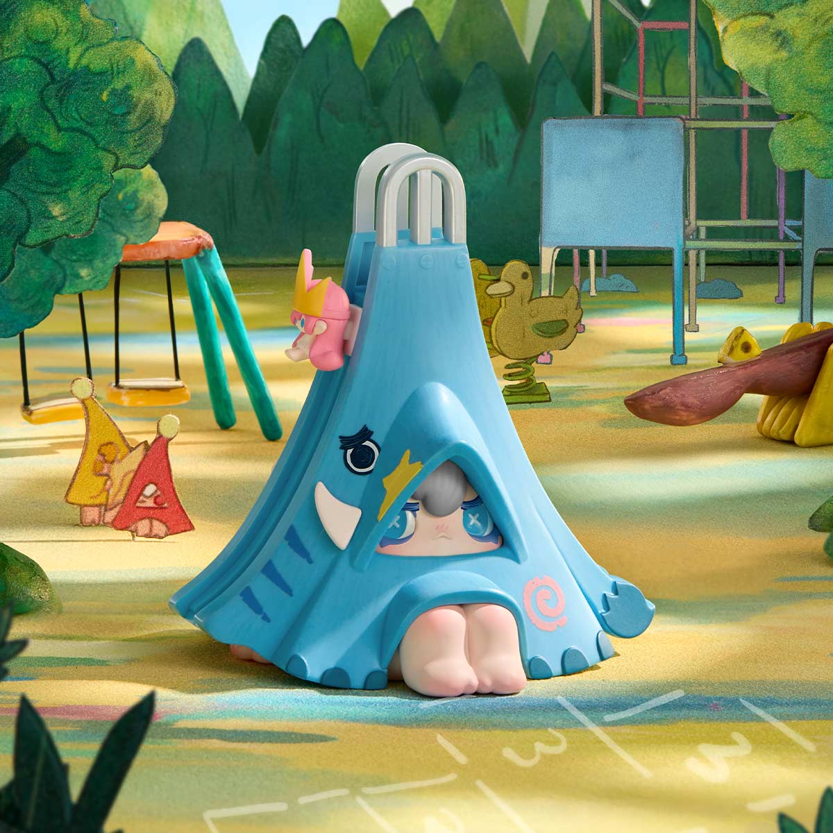 1117. 1001MOONS Where’s the Elephant Slide Series Figures