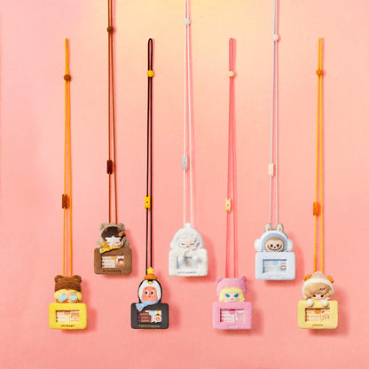 1125. POP BEAN Fluffy & Cozy Series-Card Holder Pendant Blind Box
