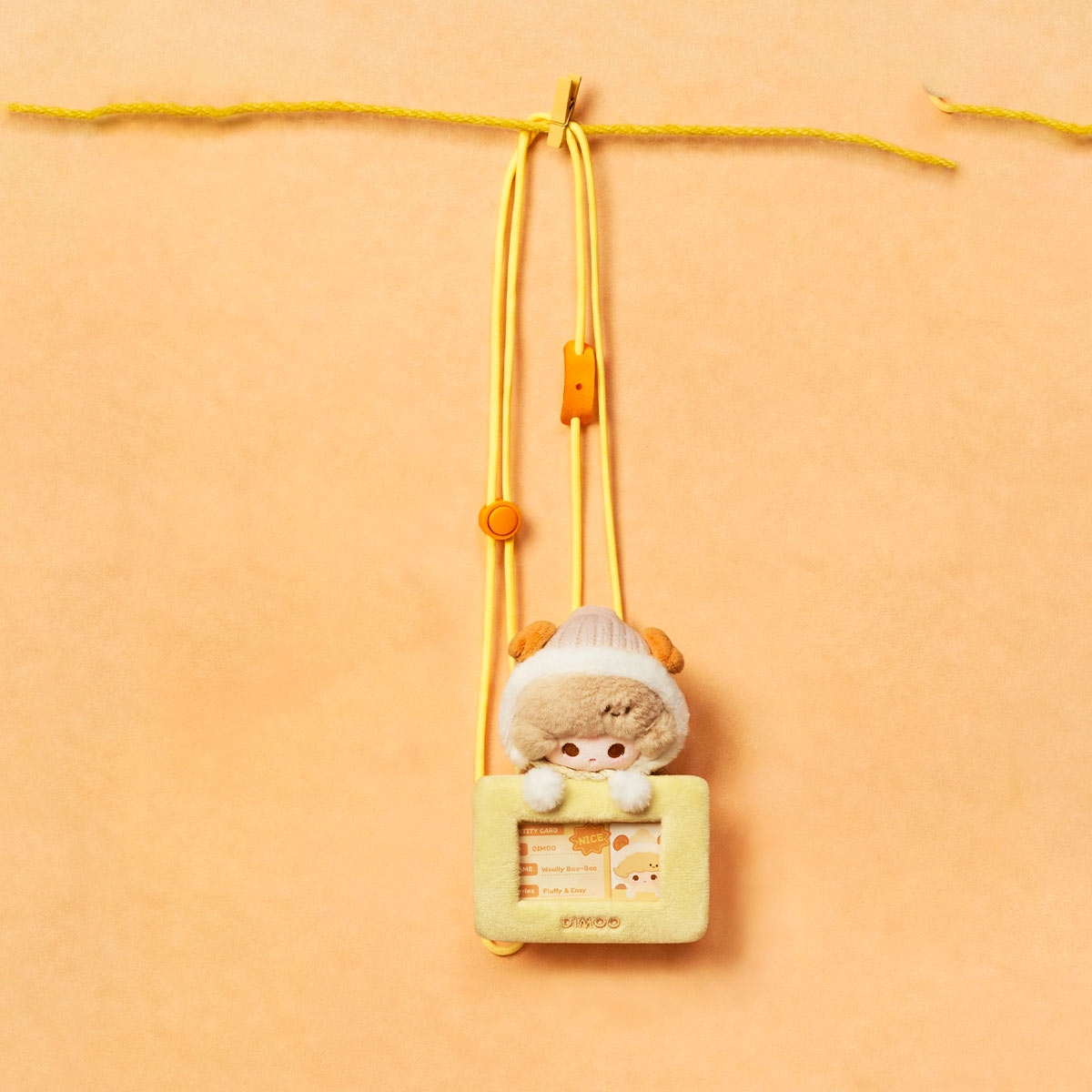 1125. POP BEAN Fluffy & Cozy Series-Card Holder Pendant Blind Box