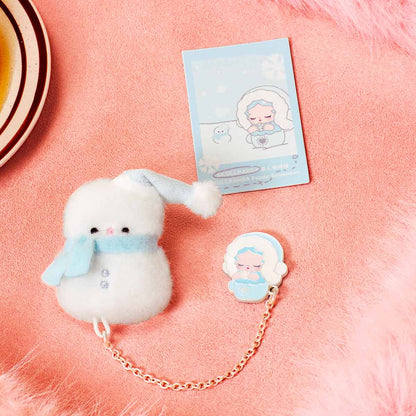 1123. POP BEAN Fluffy & Cozy Series-Fridge Magnet Blind Box