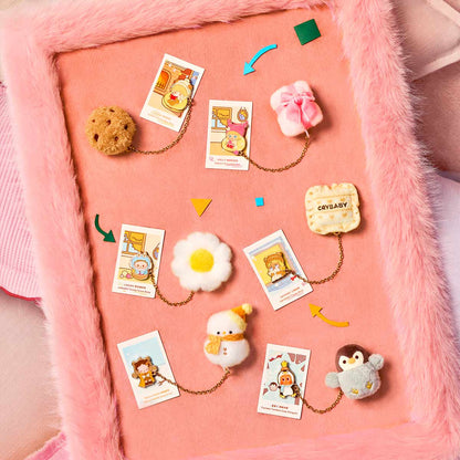 1123. POP BEAN Fluffy & Cozy Series-Fridge Magnet Blind Box