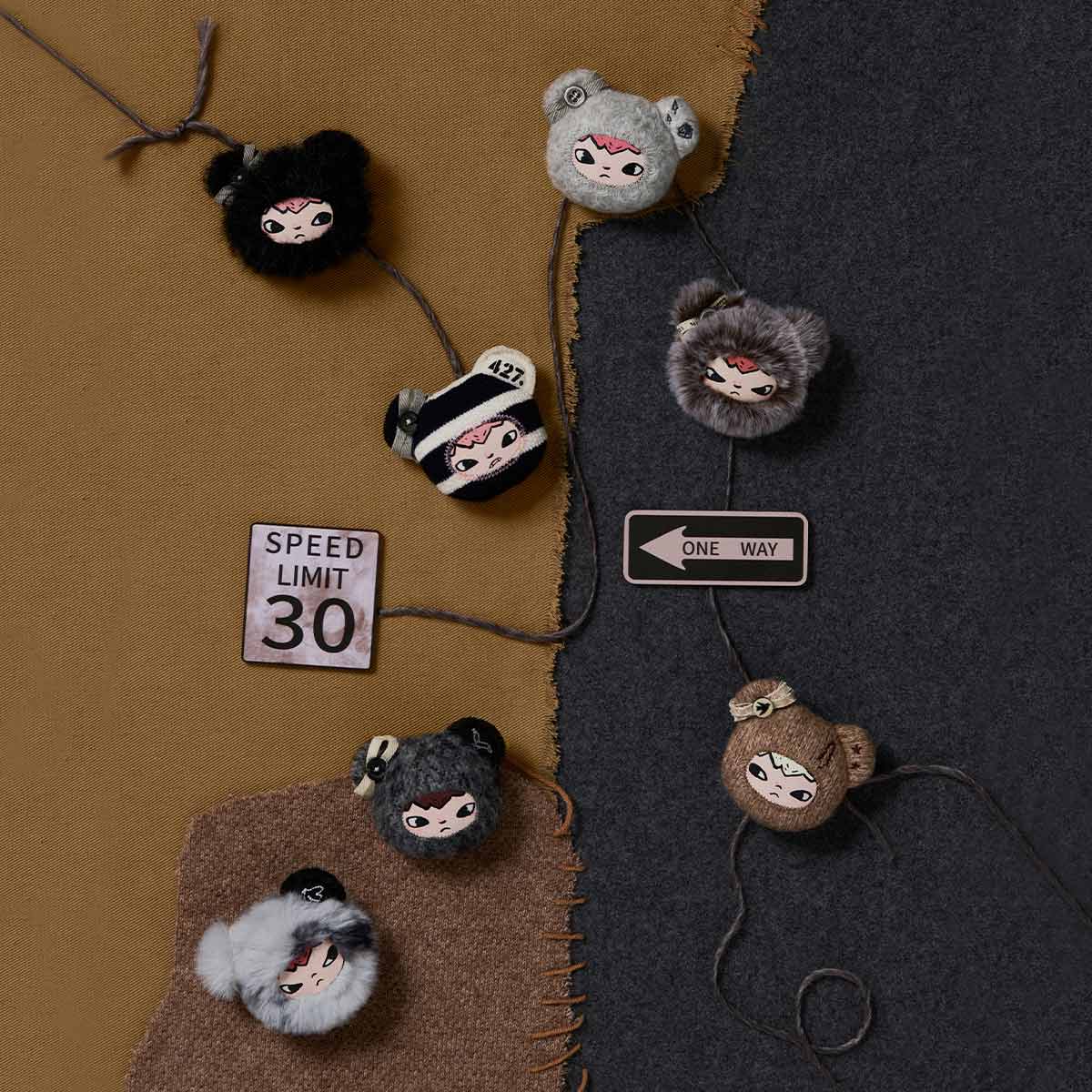1187. Hirono Road Journal Series-Fridge Magnet Blind Box