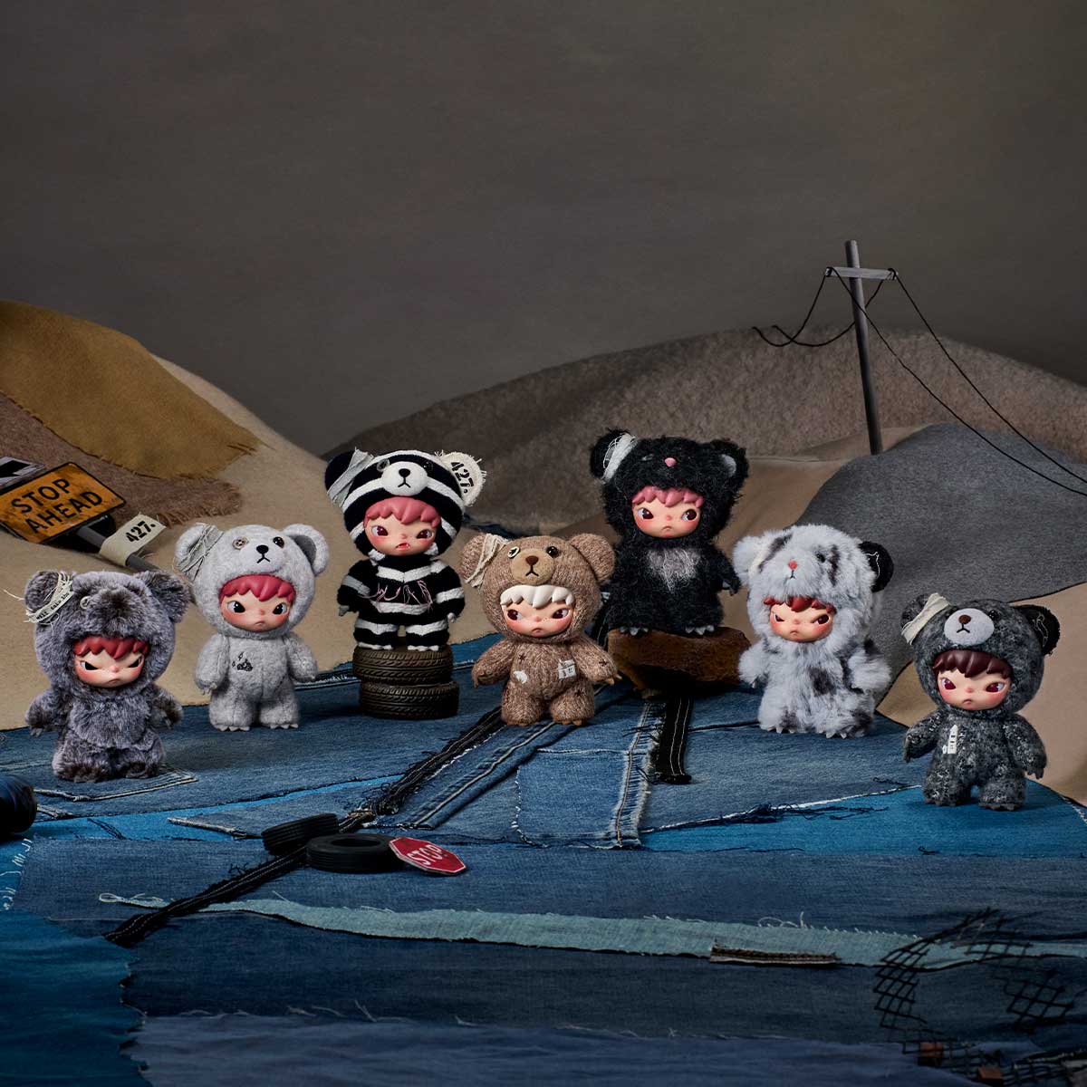 1185. Hirono Road Journal Series-Plush Doll Pendant Blind Box