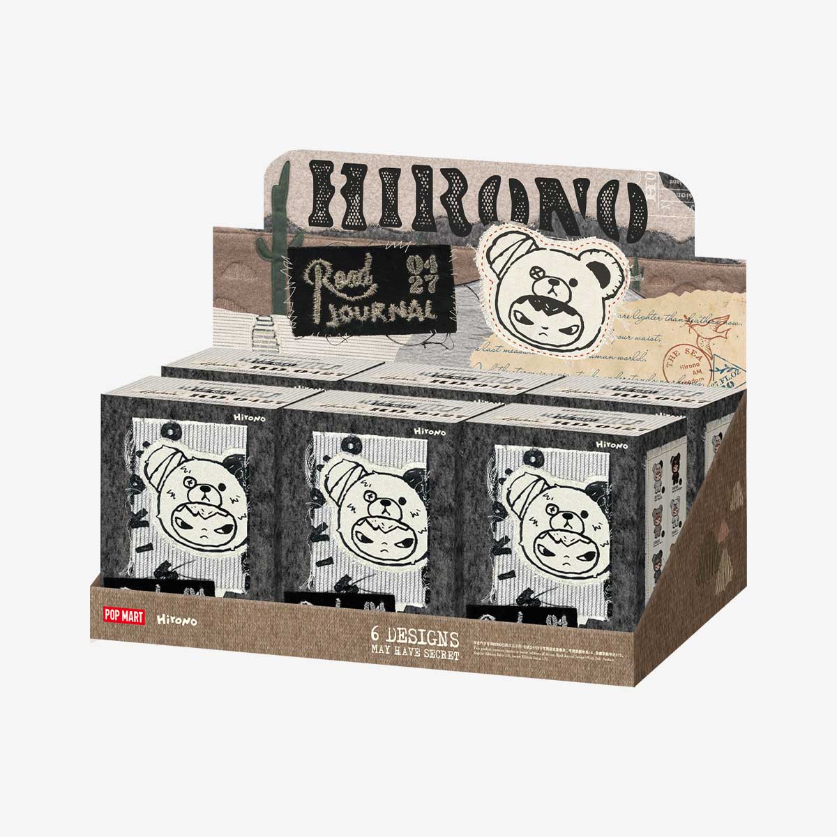1185. Hirono Road Journal Series-Plush Doll Pendant Blind Box
