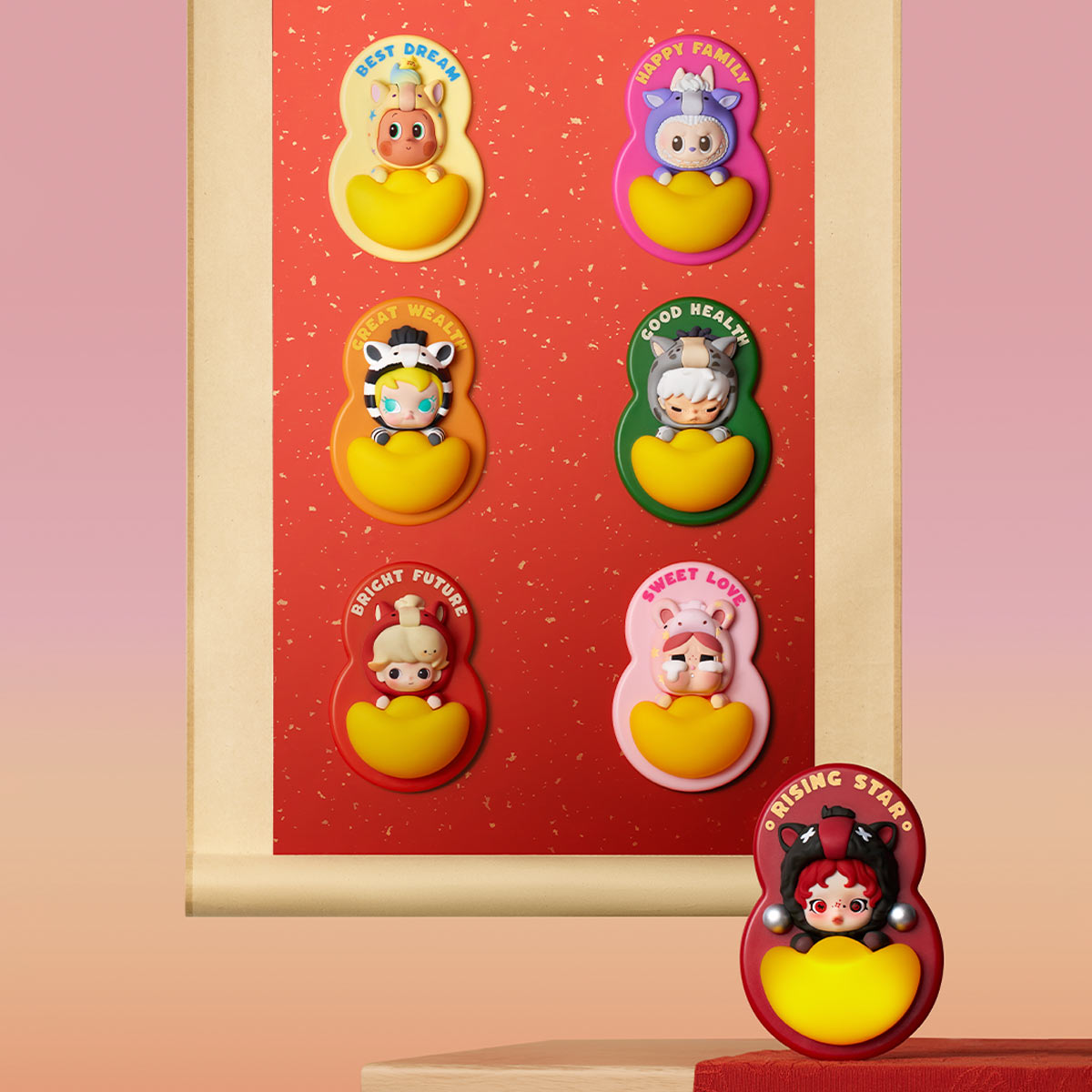 1254. Have a Good Run Series-Fridge Magnet Blind Box