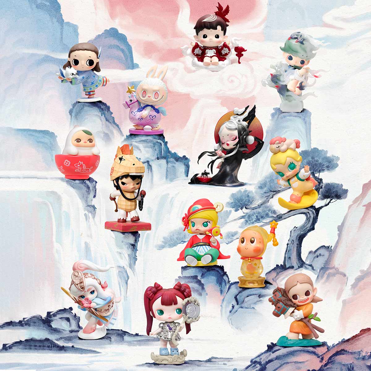 1252. The Golden Gallop Series Figures