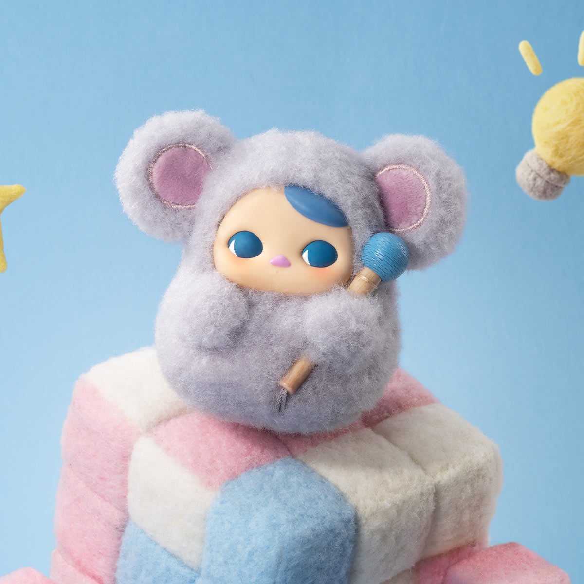 1279. Pucky Tap Tap Babies Series-Vinyl Plush Pendant Blind Box