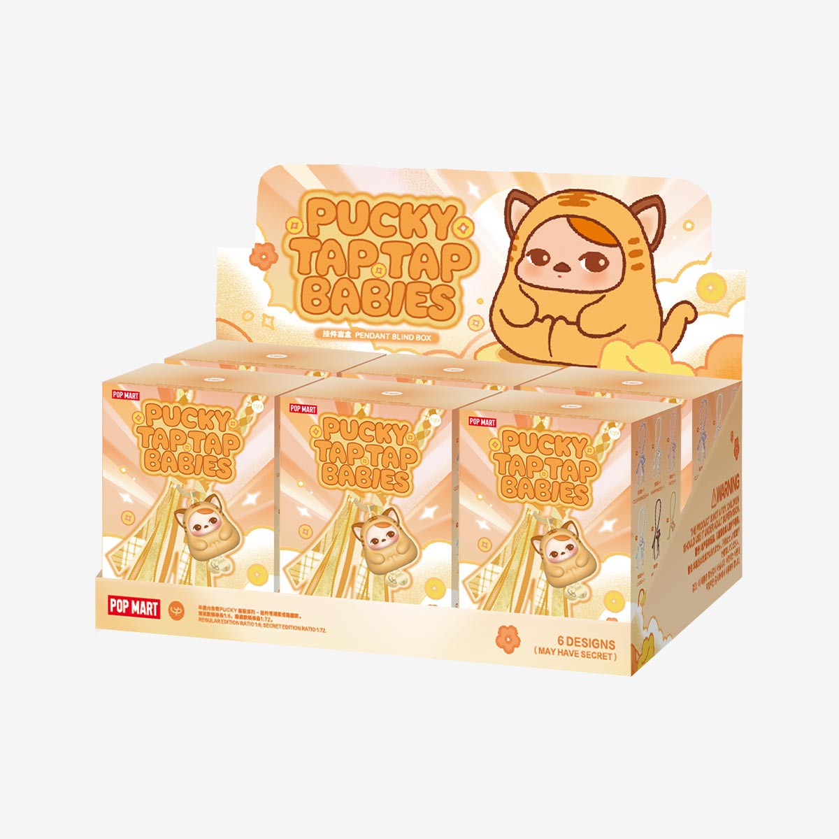 1280. PUCKY Tap Tap Babies Series-Pendant Blind Box