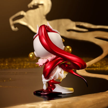 1281. SKULLPANDA Celestial Horse Figure
