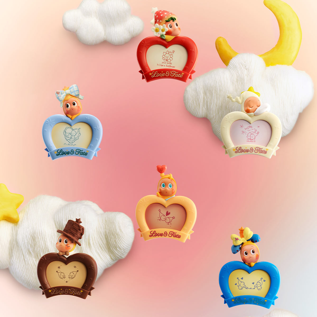 1304. Twinkle Twinkle Crush On You Series-Photo Frame Fridge Magnet Blind Box