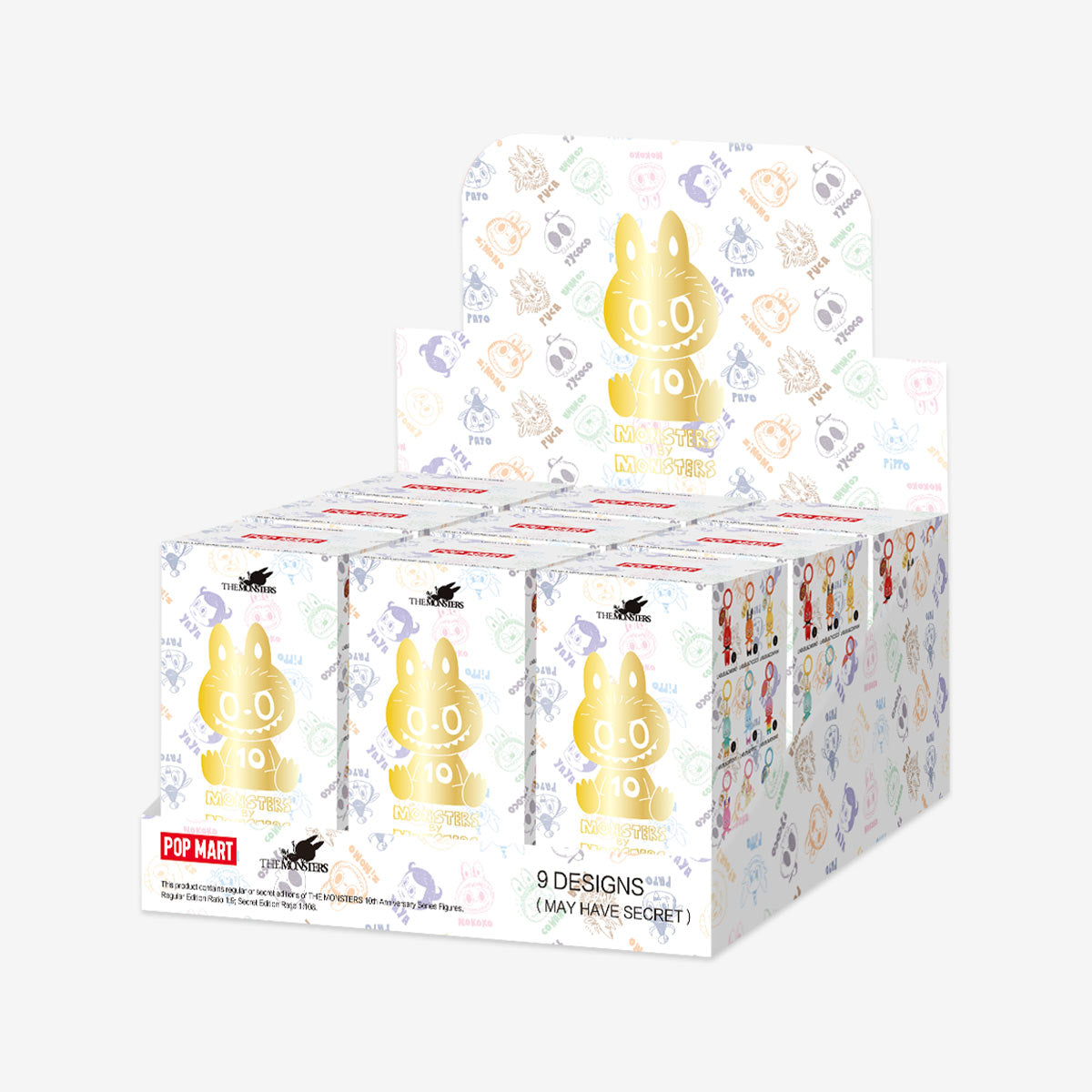 1332. THE MONSTERS 10th Anniversary Series Figures