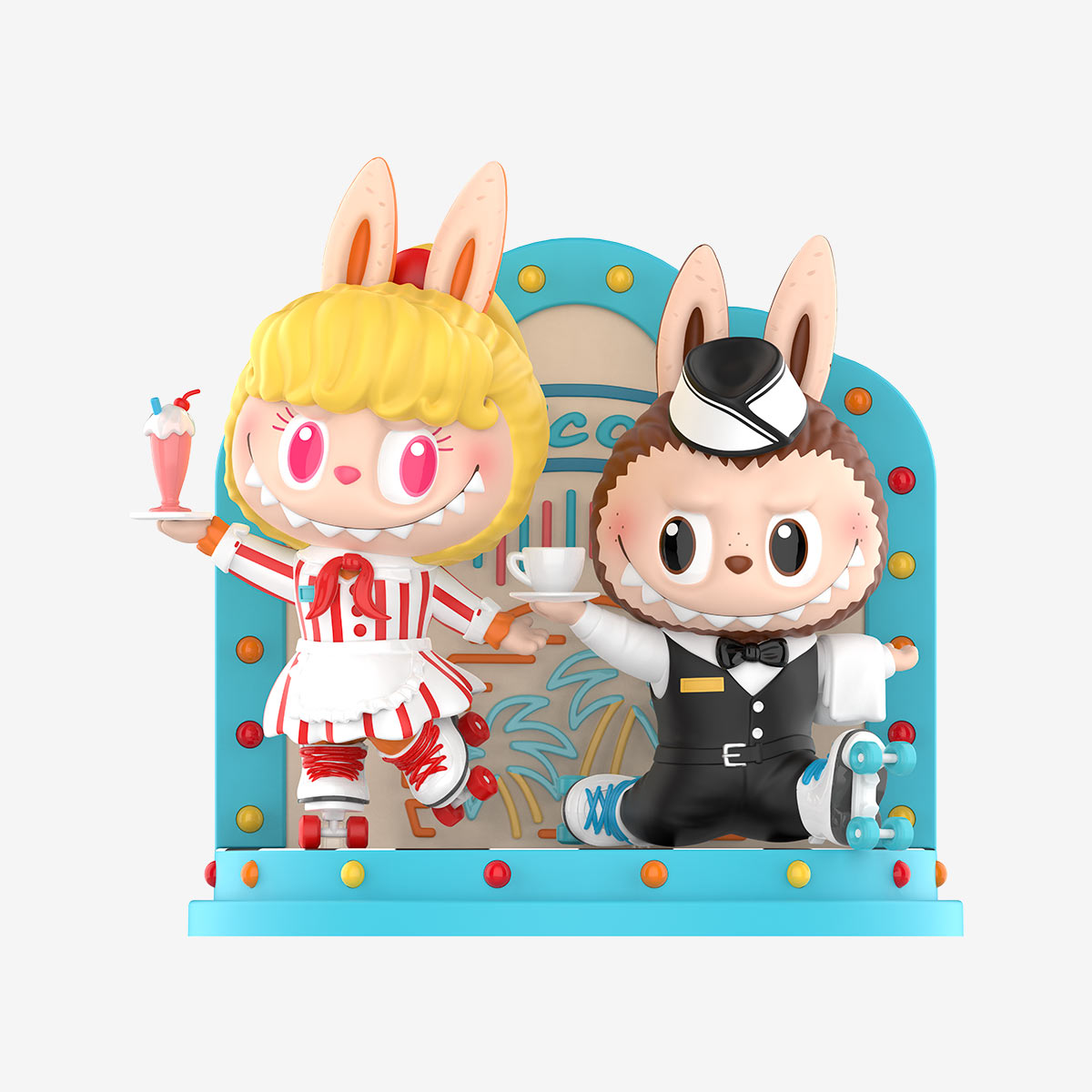 1424. THE MONSTERS Cafeteria Figurine