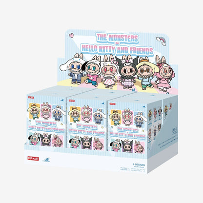 1449. THE MONSTERS × Hello Kitty and Friends Series-Vinyl Plush Pendant Blind Box