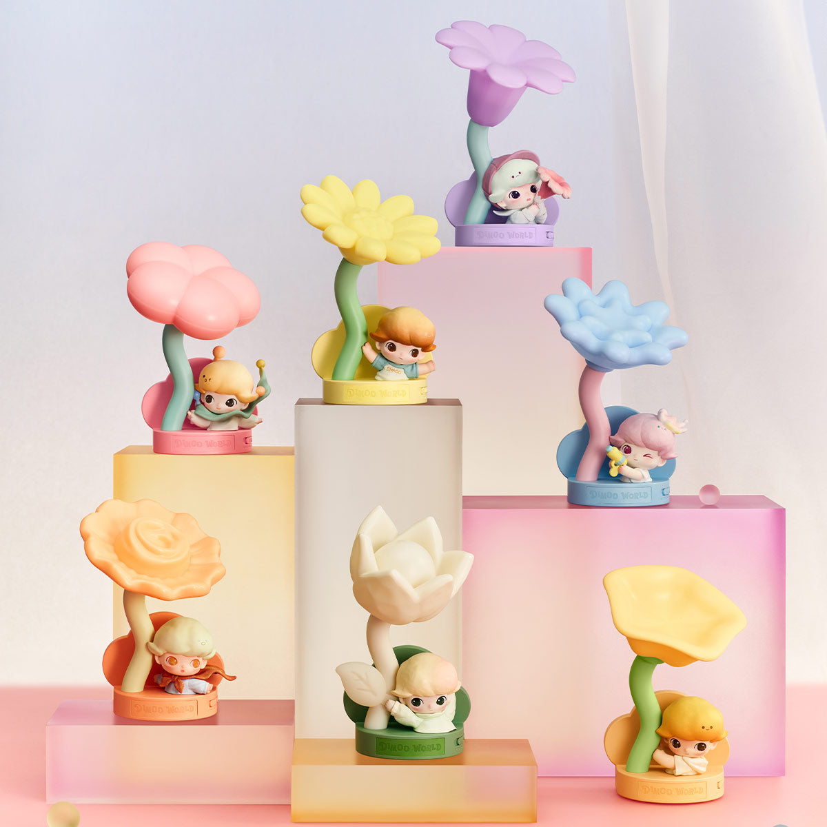 1474. DIMOO Moments in Bloom Series - Sensor-activated Nightlight Blind Box
