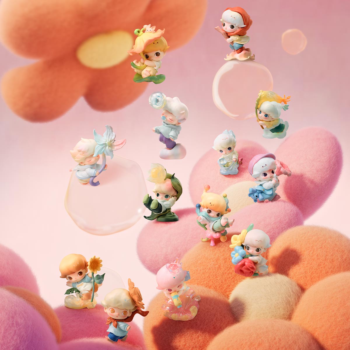 1473. DIMOO Moments in Bloom Series Figures