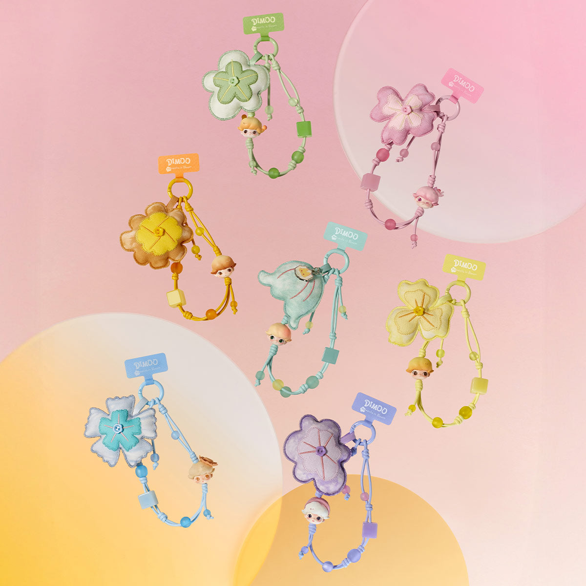 1475. DIMOO Moments in Bloom Series-Decorative Charm Blind Box