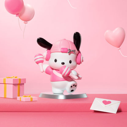 1477. HELLO KITTY AND FRIENDS Pink Party Series Figures