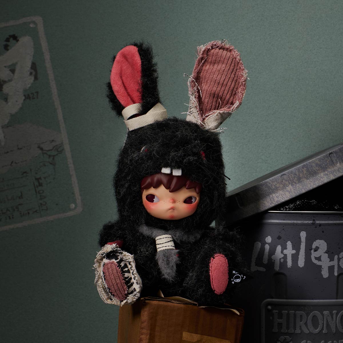 1524. Hirono Little Hare Plush Doll Pendant