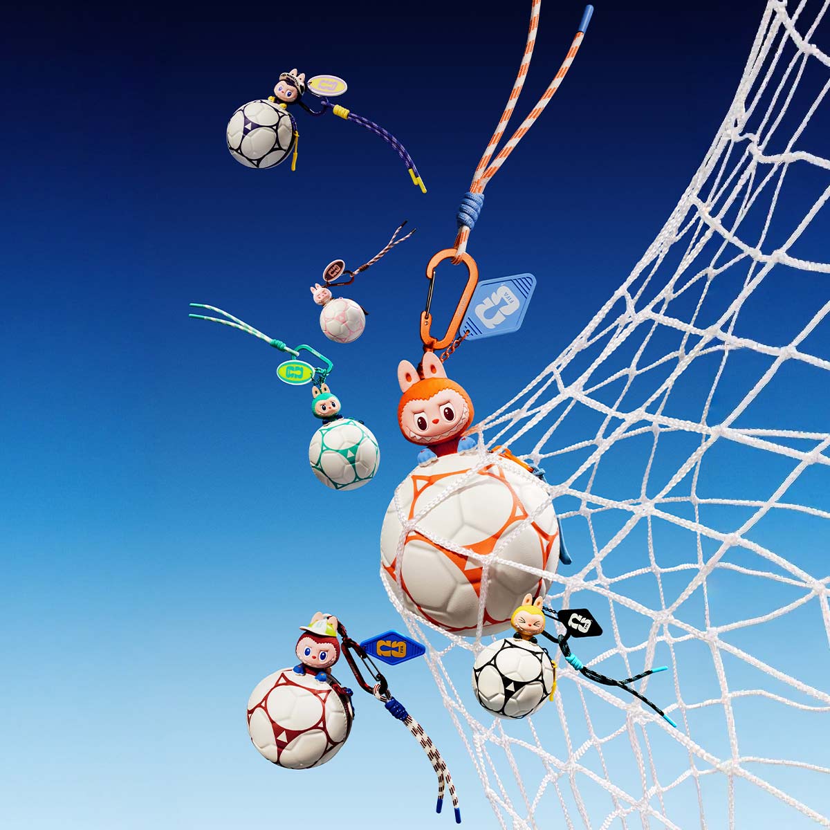 1527. THE MONSTERS × FIFA SERIES - Football-shaped Mini Bag Blind Box
