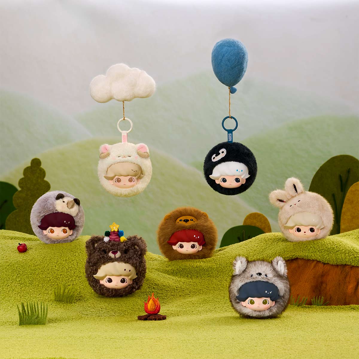 1555. DIMOO The Secret Theatre Club Series - Earphone Case Blind Box