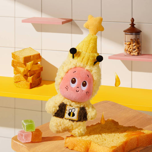 1582. MOON GELATO Series-Honey Plush Pendant