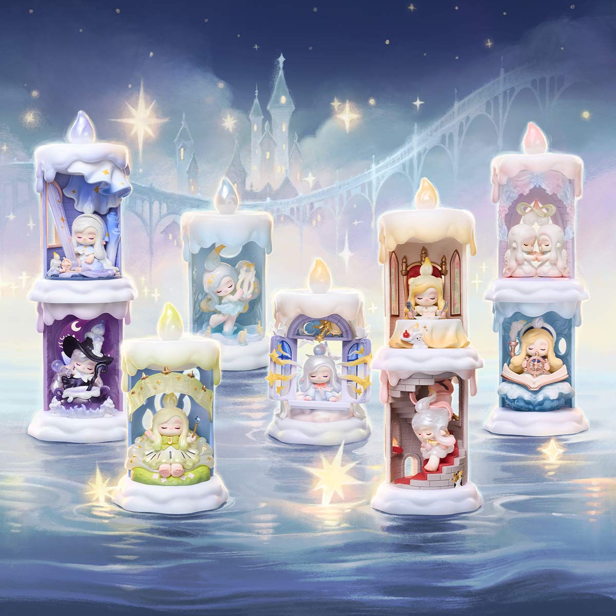 1610. CHAKA Candlelit Wander Series Figures