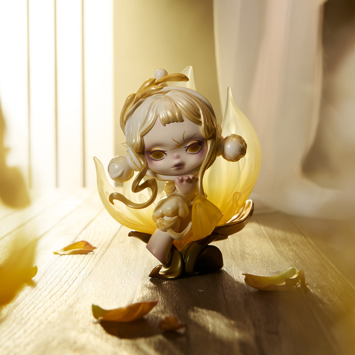 1606. SKULLPANDA Petals in Four Acts Series Figures