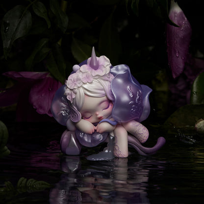 1606. SKULLPANDA Petals in Four Acts Series Figures
