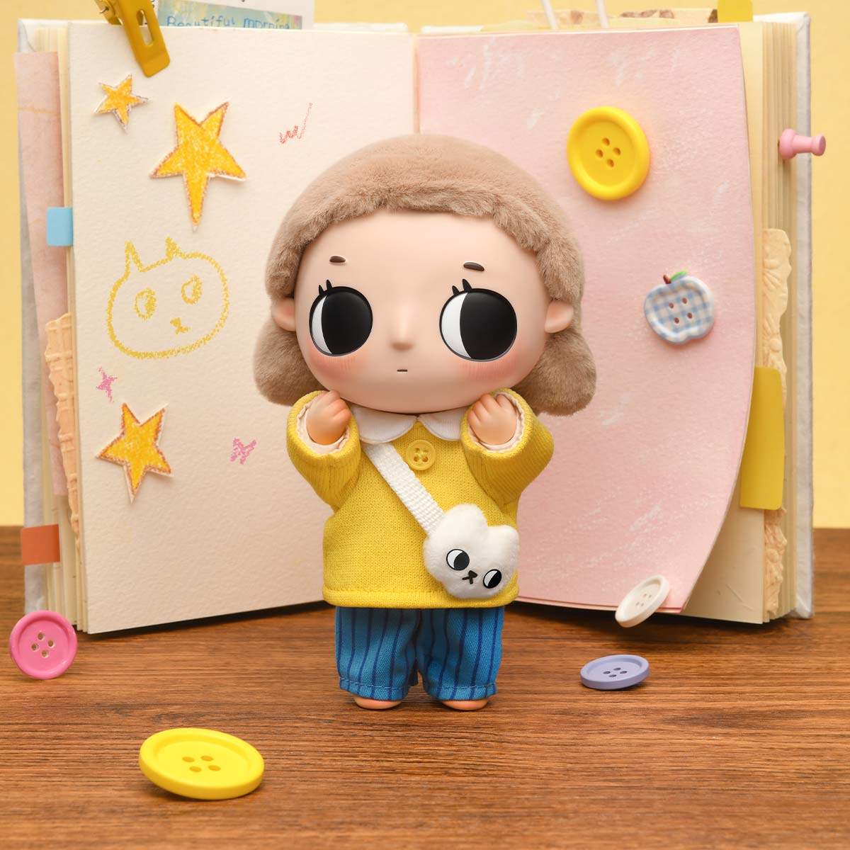 1634. Nyota Where Moments Meet Series Plush Doll