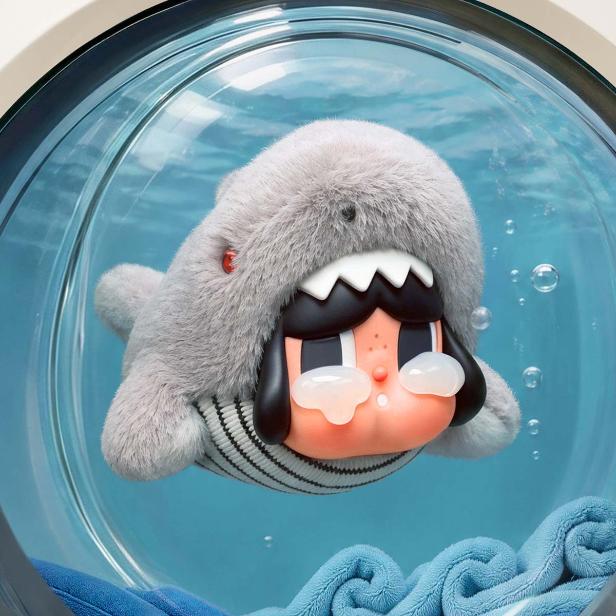 1677. CRYBABY Cry Me An Ocean Series - Vinyl Plush Pendant Blind Box