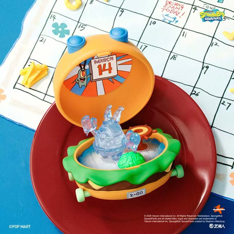 1761. SpongeBob Krabby Patty Series Blind Box